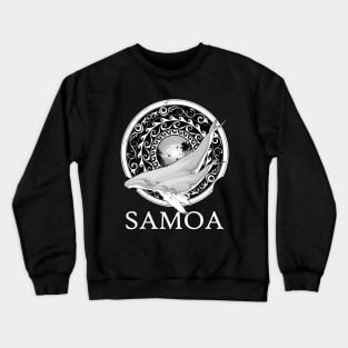 Humpback whales Shield of Samoa Crewneck Sweatshirt